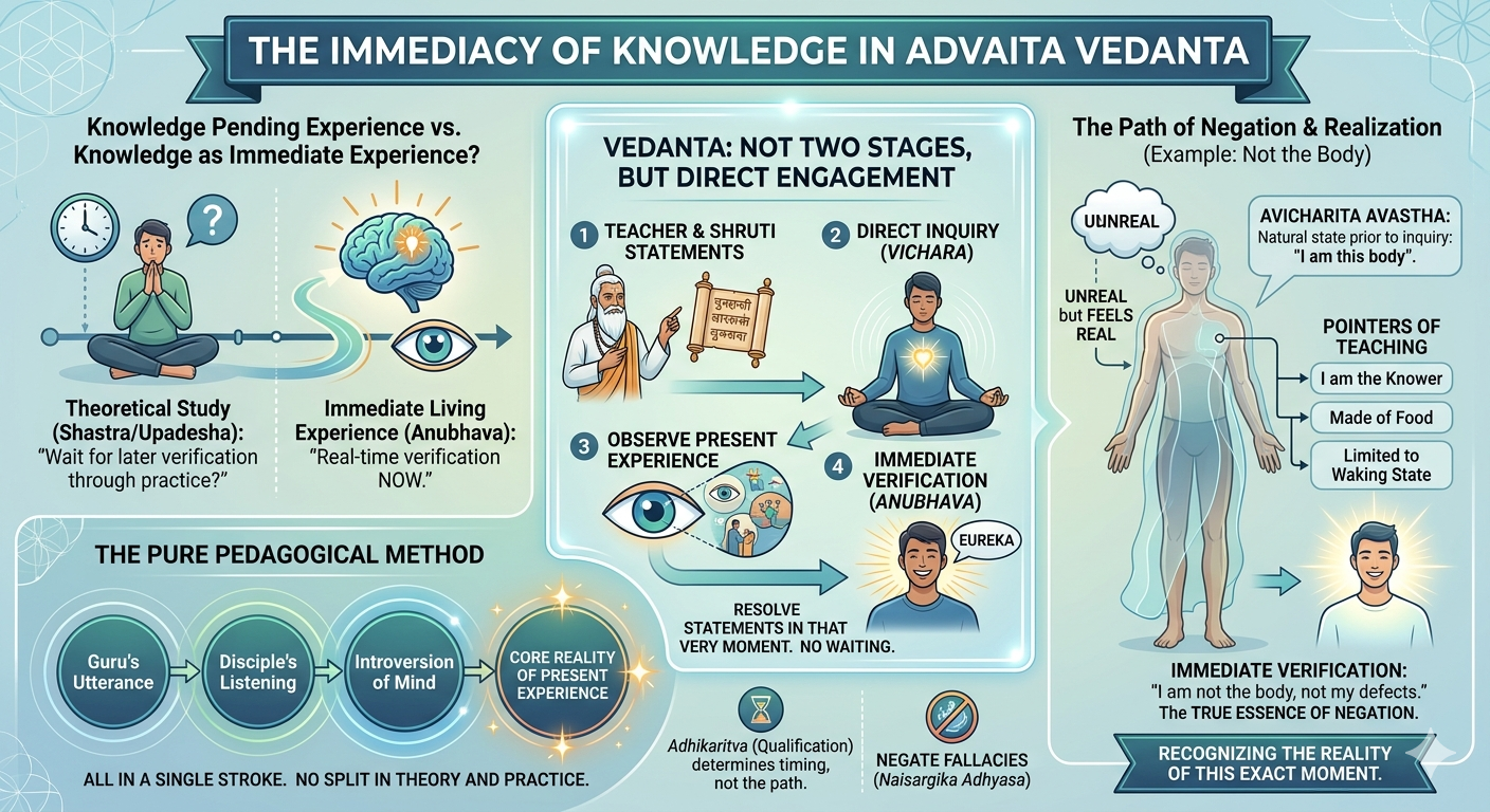 The immediacy of knowledge in Vedanta